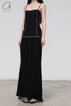 BASERANGE Covered Hip Skirt SKSKW-LC-AU23 Black( SKSKW1)